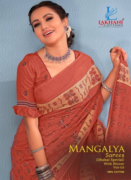 Lakhani By Mangalya Heavy Cotton Printed Daily Wear Sarees Wholesale Price In Surat